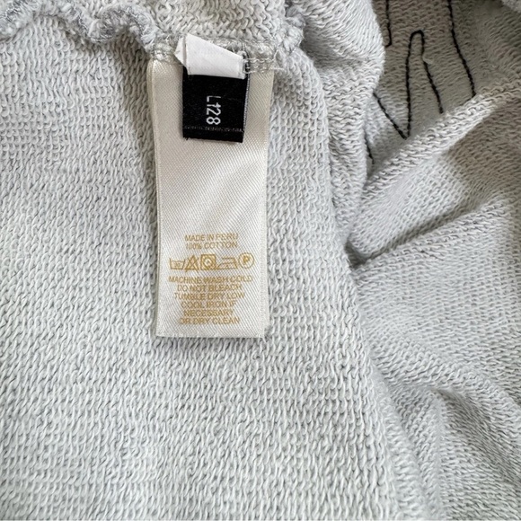 Kate Spade “The Cat’s Meow” Women’s SZ XXS Sweatshirt Gray Long Sleeve Oversized - Picture 6 of 7